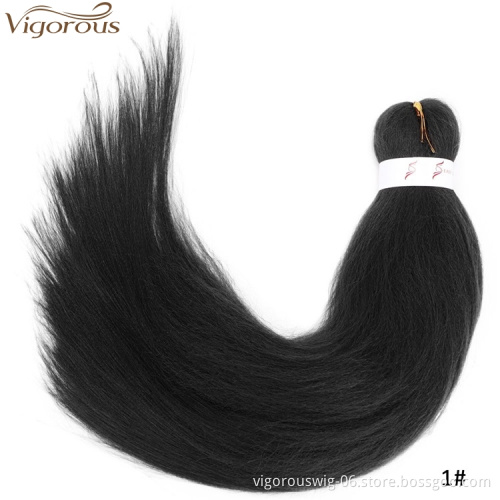Vigorous Pre-stretched Ombre E Z Braiding Hair EXtensions Synthetic Hair 26 Inches Yaki Easy Braids Twist Hair for African